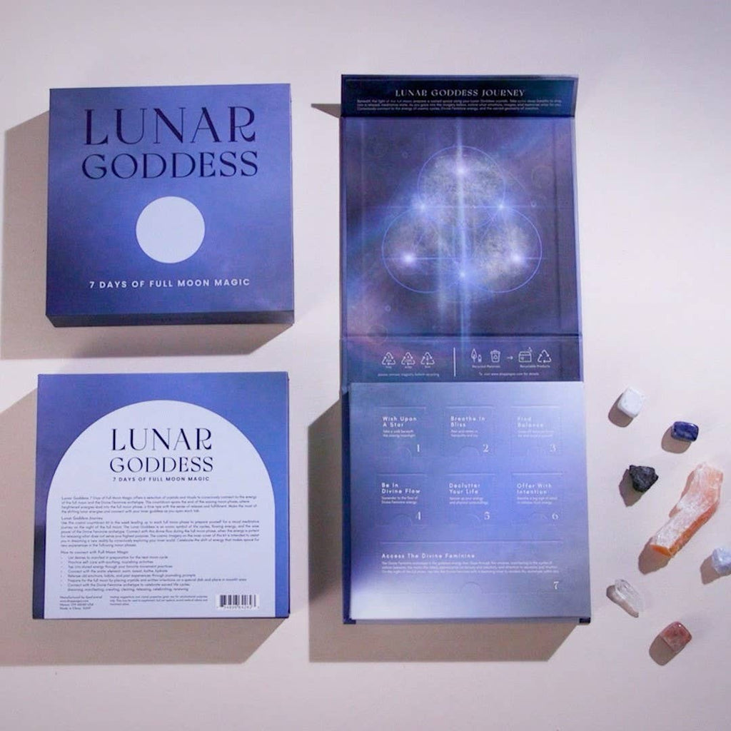 Lunar Goddess Crystal Countdown Box Crystals GeoCentral   
