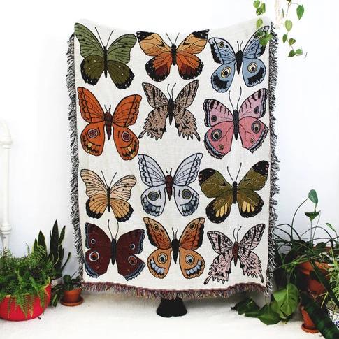 Butterfly Blanket Home Accents Calhoun & Co.   