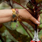 Flower Power Bracelet II Beaded Bangles Bella Vita Jewelry   