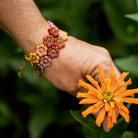 Flower Power Bracelet II Beaded Bangles Bella Vita Jewelry   