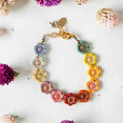 Flower Power Bracelet II Beaded Bangles Bella Vita Jewelry   