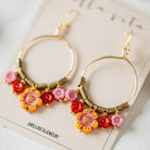 Flower Power Hoop Earring Hoop Earrings Bella Vita Jewelry Tuti Fruiti  