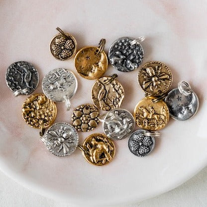 Tiny Button Charms Charms Bella Vita Jewelry   
