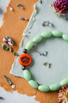 India Glass Bead Bangle Beaded Bangles Bella Vita Jewelry Lotus  