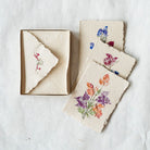 Pressed Flower Note Sets Stationery + Pencils Steve Parkes   