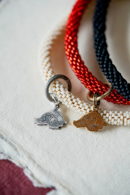 Beaded Bangle + Razorback Charm Beaded Bangles Bella Vita Jewelry   
