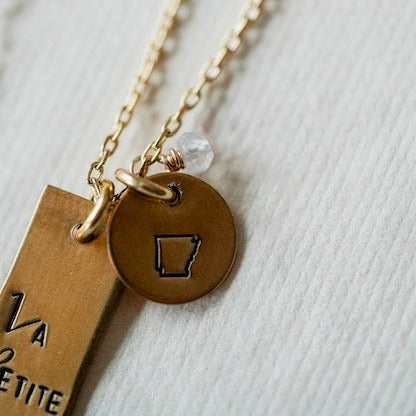 "La Petite Roche" Necklace Charm + Pendant Necklaces Bella Vita Jewelry   