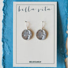 Bitty Buttons Moon & Stars Earring Dangle Earrings Bella Vita Jewelry   