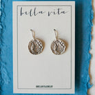 Bitty Buttons Peacock Earring Dangle Earrings Bella Vita Jewelry   