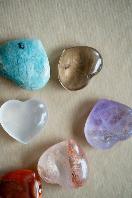 Gemstone Pocket Hearts Crystals Enter the Earth   