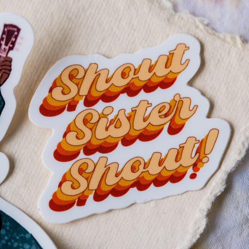 Sister Rosetta Tharpe Stickers Stickers + Crafts Bella Vita Shout Sister Shout  