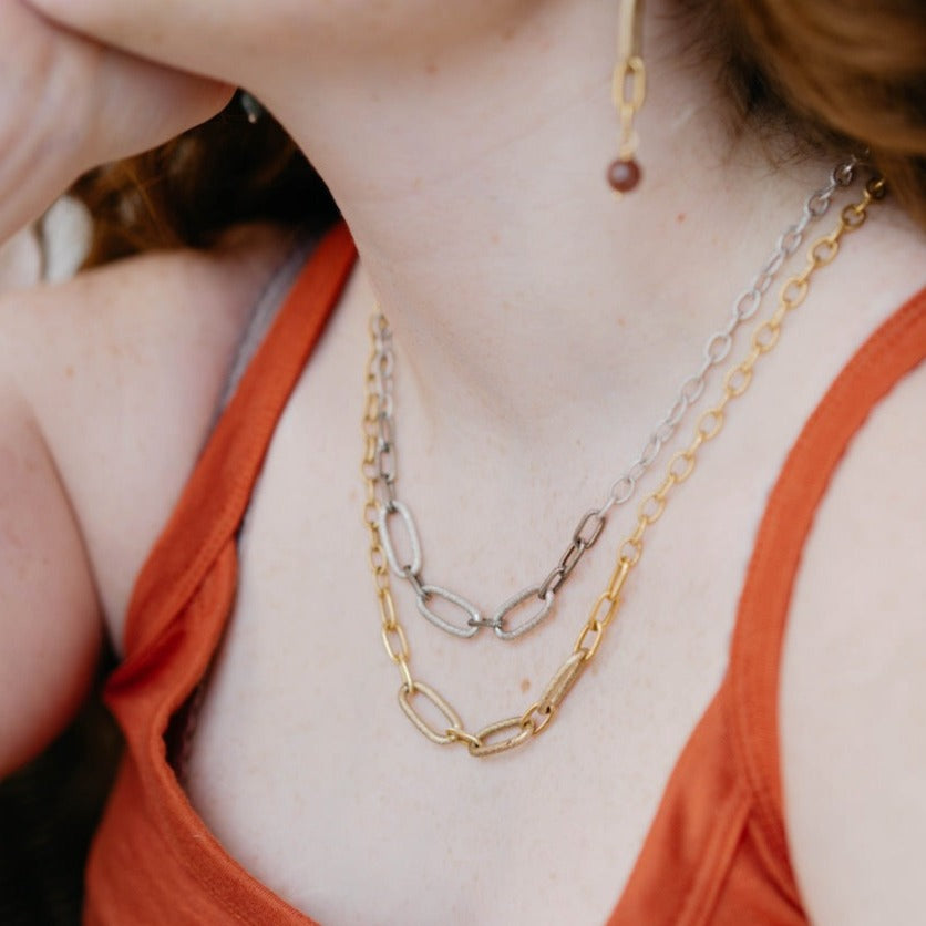 Artemis Chain Link Necklace Chain Necklaces Bella Vita Jewelry   