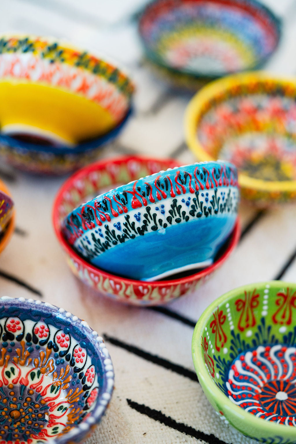 Ceramic Trinket Dish Bowls + Bells Natto USA   
