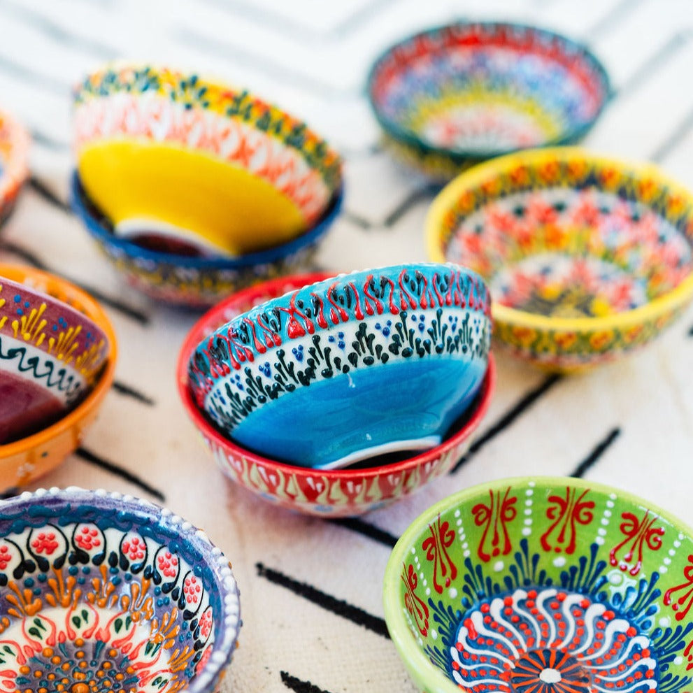 Ceramic Trinket Dish Bowls + Bells Natto USA   