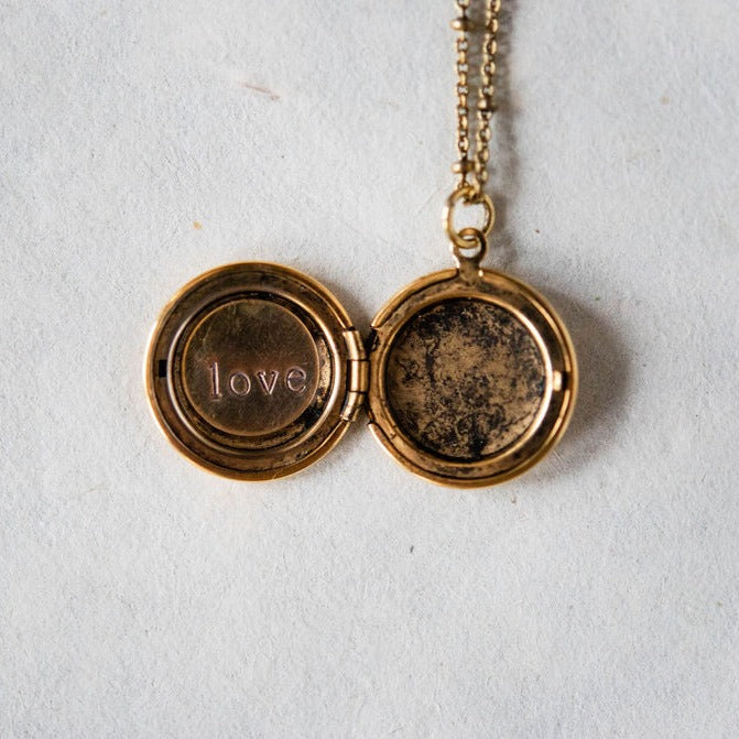 Custom Stamped Locket Locket Necklaces Bella Vita Jewelry   