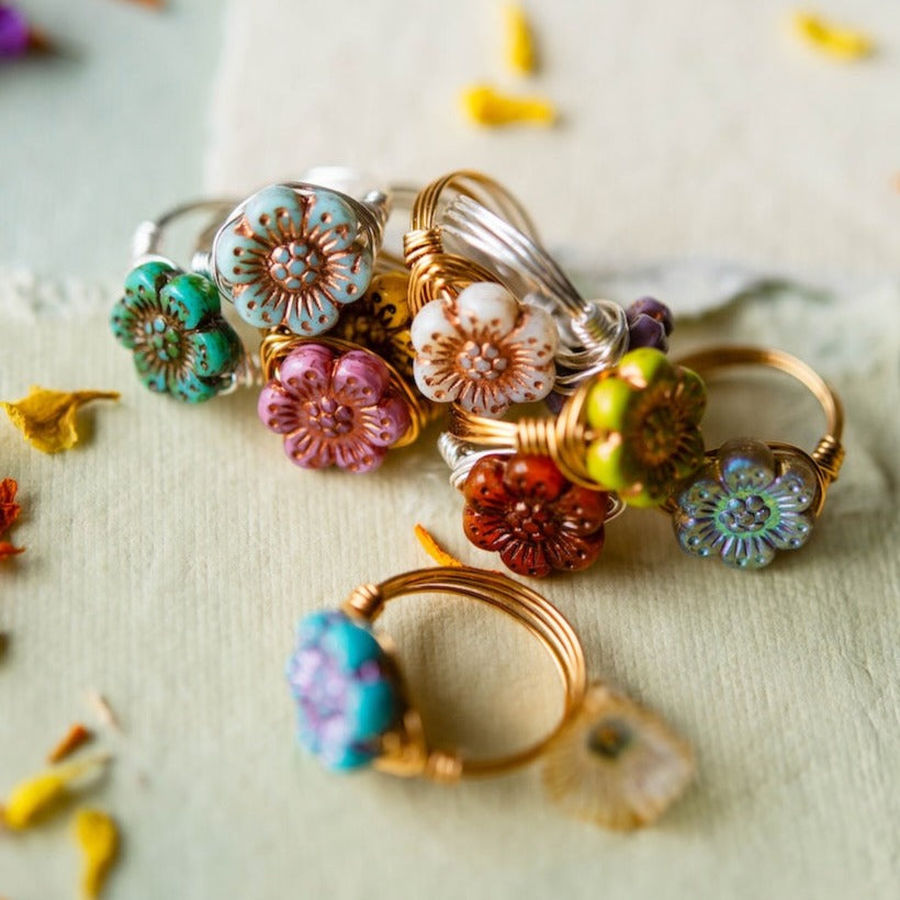 Flower Power Ring Rings Bella Vita Jewelry   
