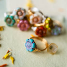 Flower Power Ring Rings Bella Vita Jewelry   