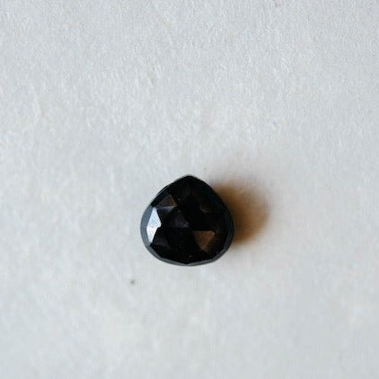 Faceted Gemstone Teardrop Charms Charms Bella Vita Jewelry Black Onyx Gold Plated 