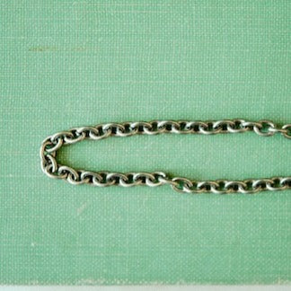 Silver Statement Chains Chain Necklaces Bella Vita Jewelry XS Antique Silver Curb Chain  