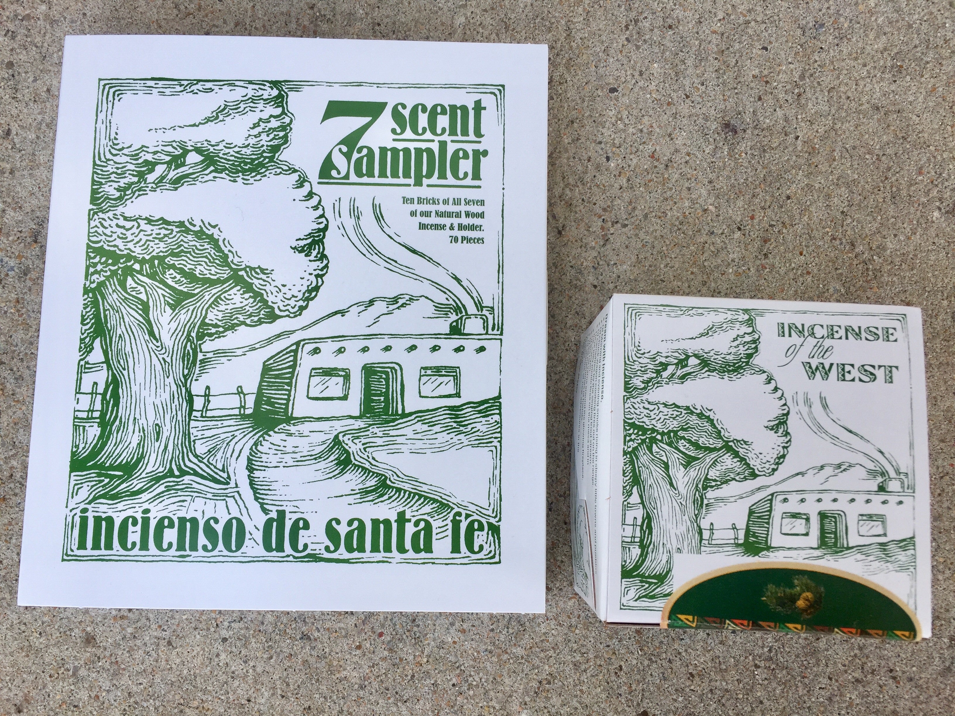 7 Scent Incense Sampler Incense Incienso De Santa Fe   