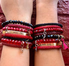 Beaded Bangle + Razorback Charm Beaded Bangles Bella Vita Jewelry   
