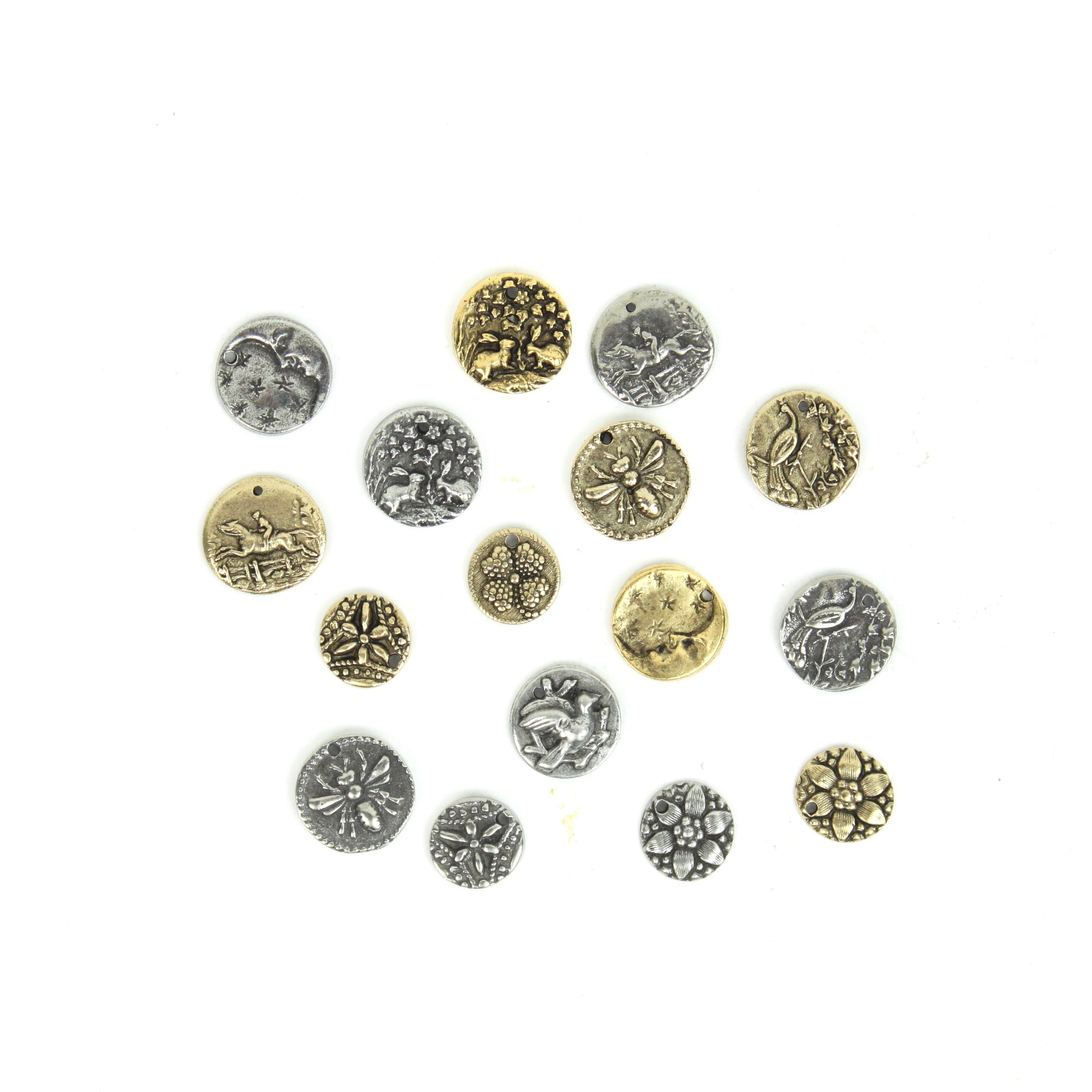 Tiny Button Charms Charms Bella Vita Jewelry   