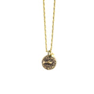 "Small Bouquet in Hand" Heirloom Button Necklace Charm + Pendant Necklaces Bella Vita Jewelry   