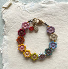 Flower Power Bracelet II Beaded Bangles Bella Vita Jewelry   