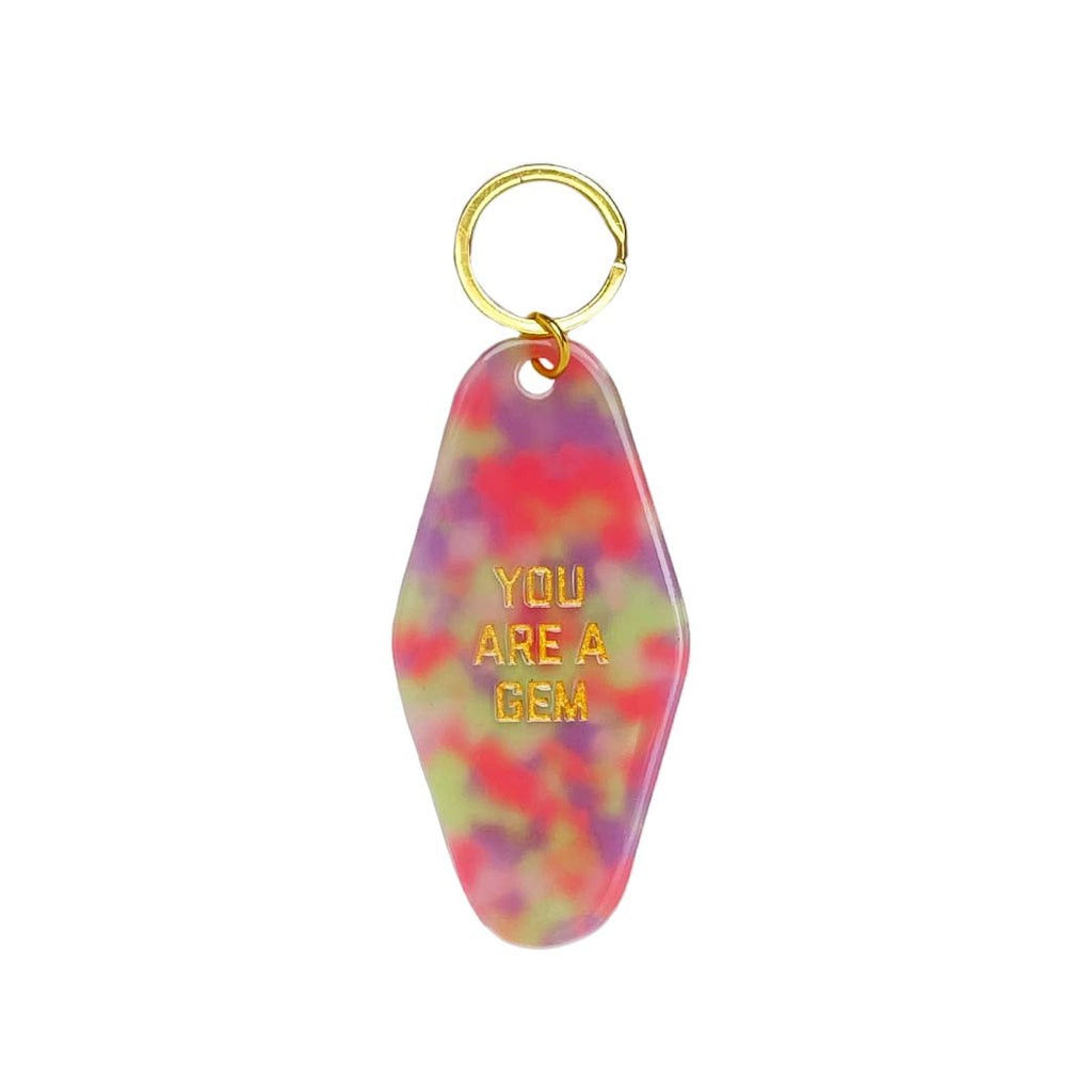 You are a Gem Keychain Key Chains Golden Gems   