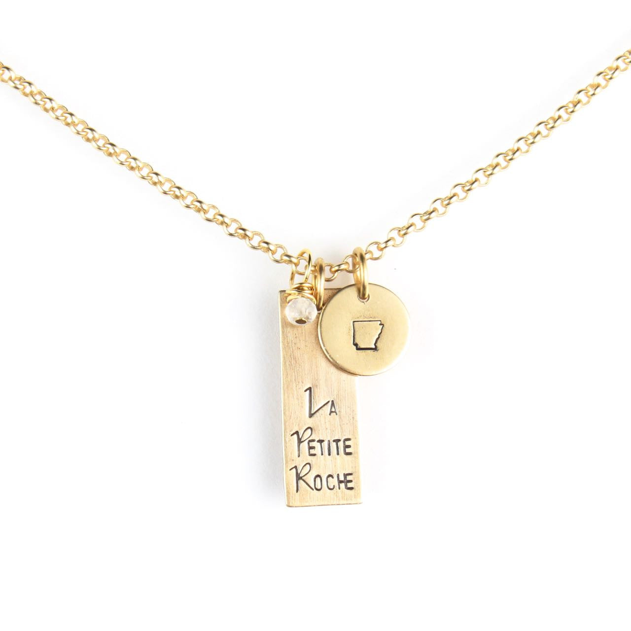 "La Petite Roche" Necklace Charm + Pendant Necklaces Bella Vita Jewelry   