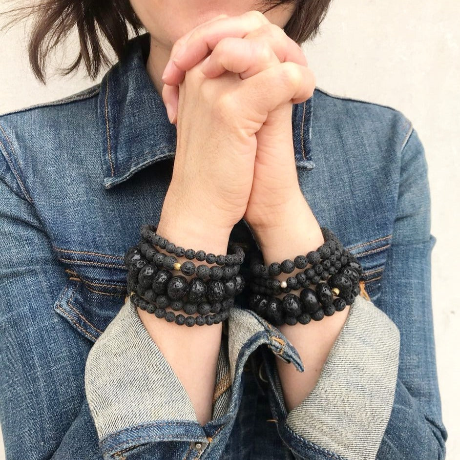 Lava Bead Essential Oil Diffuser Bracelet Bella Vita Jewelry