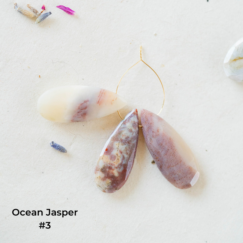 One of a Kind Ocean Jasper Sets Charm + Pendant Necklaces Bella Vita Jewelry #3  