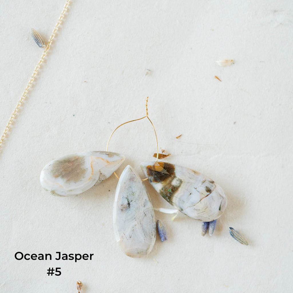 One of a Kind Ocean Jasper Sets Charm + Pendant Necklaces Bella Vita Jewelry #5  