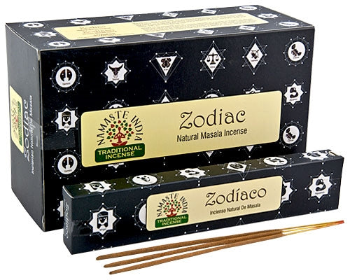 Namaste India Natural Masal Incense Incense Om Imports Zodiac  