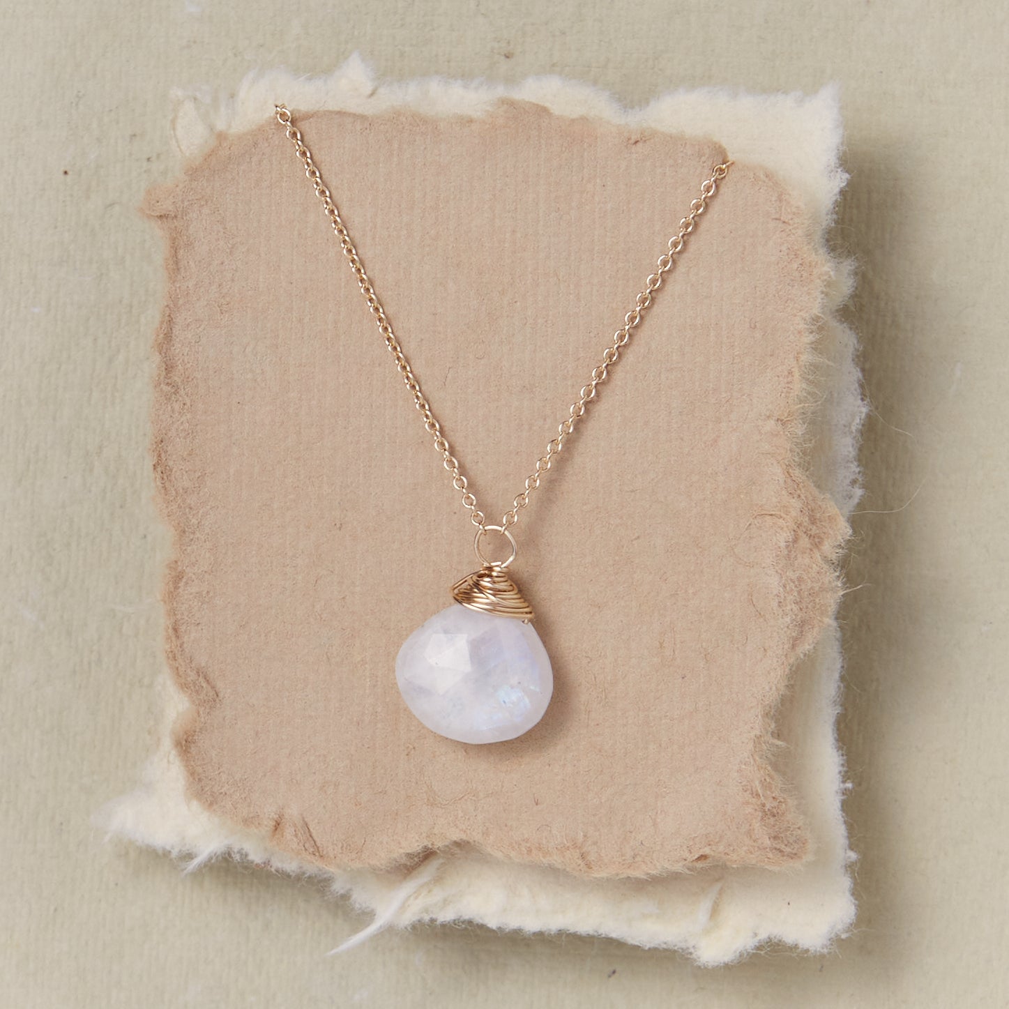 Adornment Necklace by the Israel Museum: Moonstone Pendant