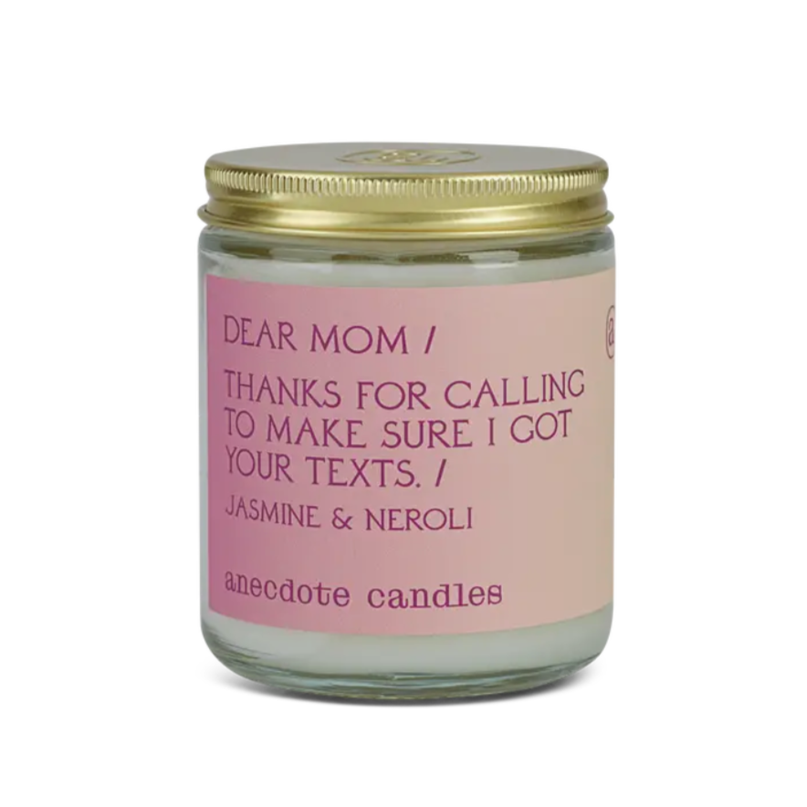 Dear Mom Candle Candles Anecdote Candles   