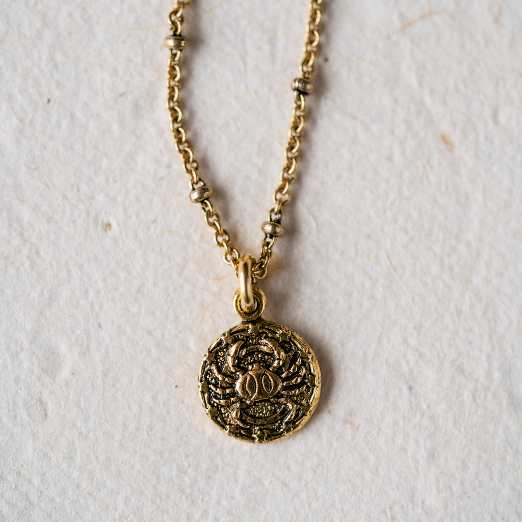 Zodiac Charm Necklace Charm + Pendant Necklaces Bella Vita Jewelry   