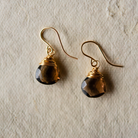 Smokey Quartz Earrings Dangle Earrings Bella Vita Jewelry