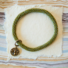 Beaded Bangle + Bee Charm Beaded Bangles Bella Vita Jewelry   