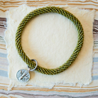 Beaded Bangle + Bee Charm Beaded Bangles Bella Vita Jewelry   