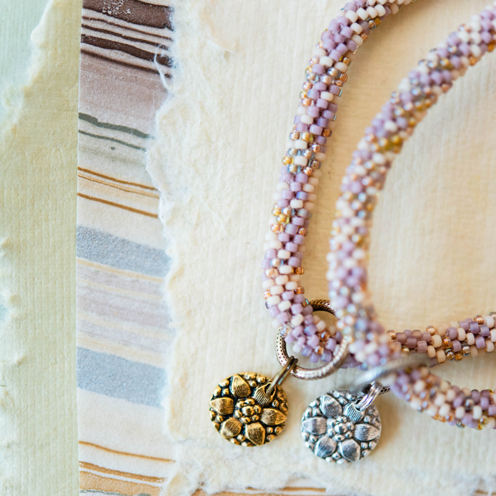 How to Make a Beaded Flower Charm