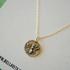 Tiny Token Bee Necklace Charm + Pendant Necklaces Bella Vita Jewelry   