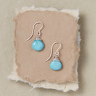 Turquoise Earrings Dangle Earrings Bella Vita Jewelry Sterling Silver