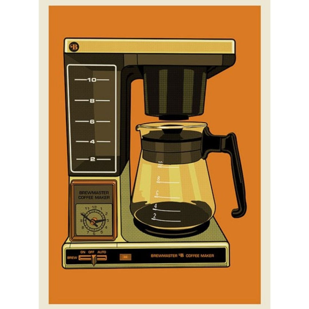 PRINT | Brewmaster Coffee Maker Wall Art Methane Studios   