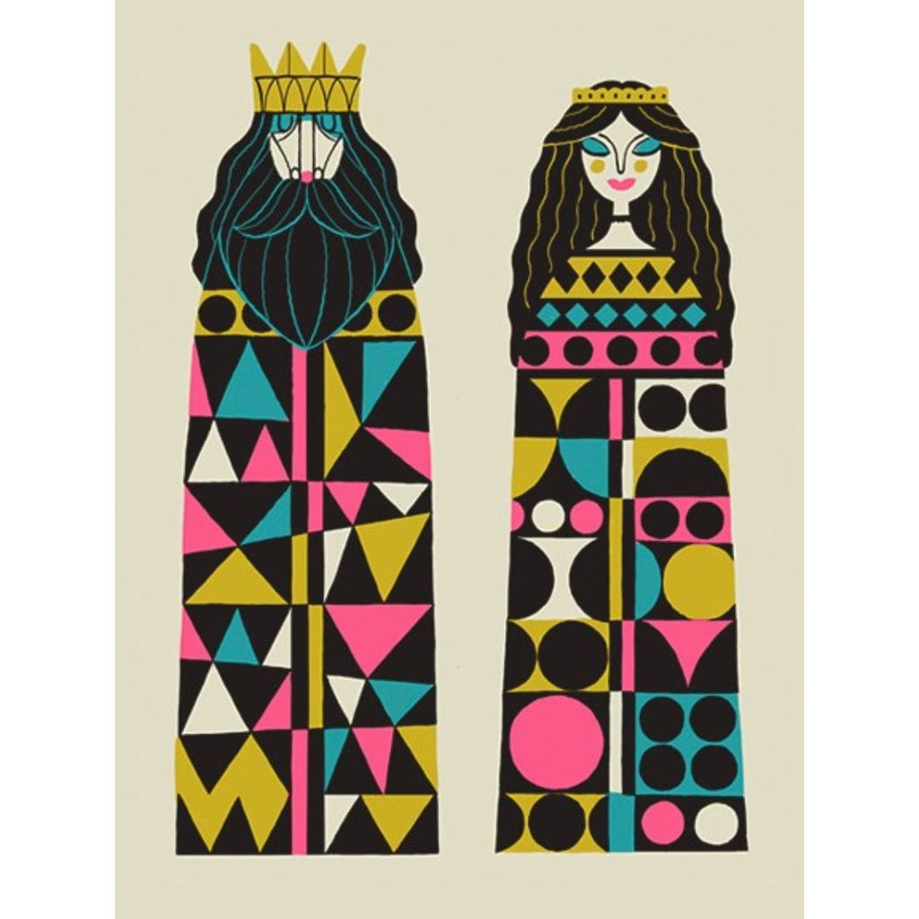 PRINT | King and Queen Wall Art Methane Studios   