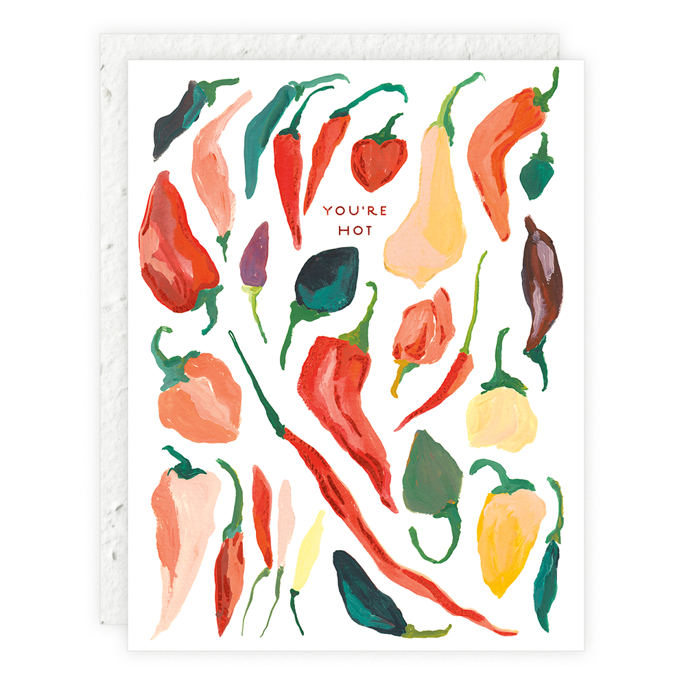 Hot Peppers - Love Card  Seedlings   
