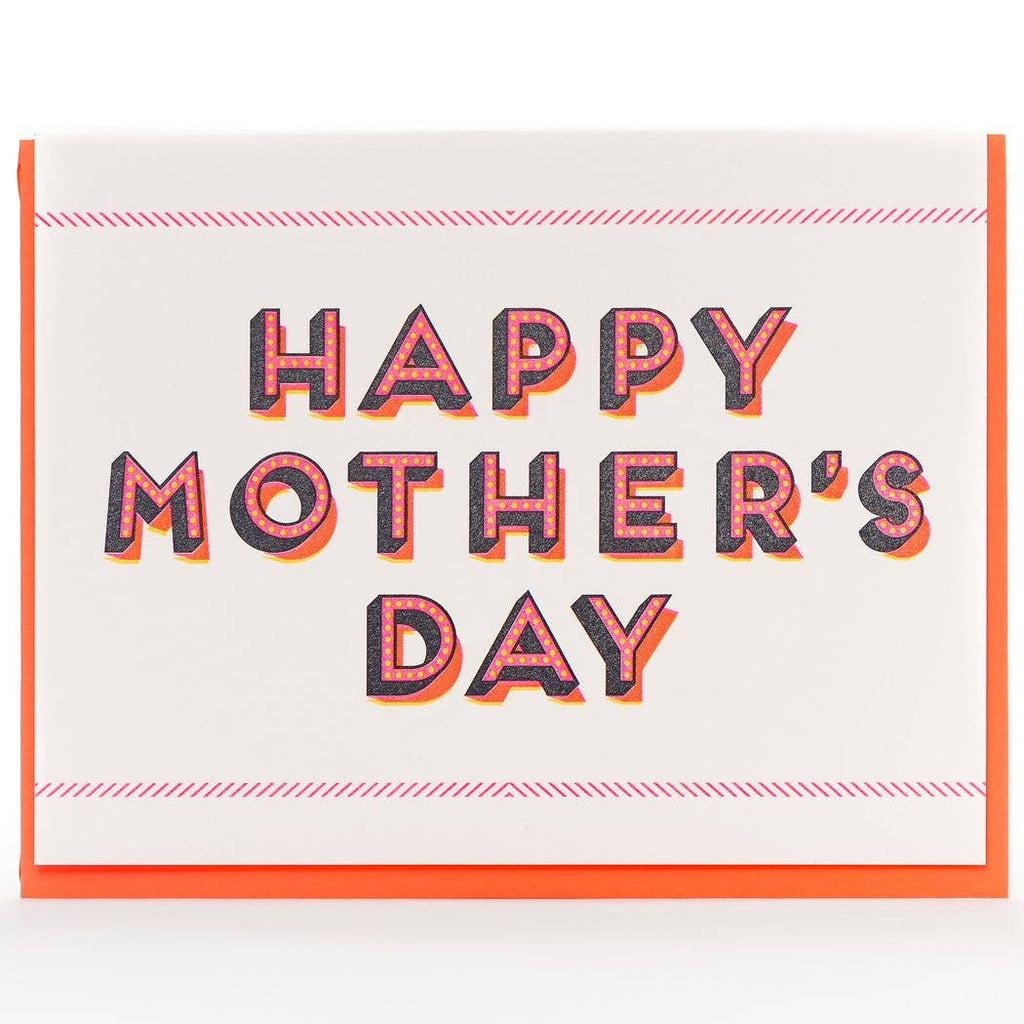 Mother's Day Modern Card  Porchlight Press Letterpress   